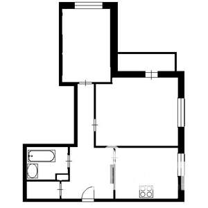 2-к квартира, на длительный срок, 57м2, 21/25 этаж