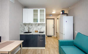 Студия квартира, на длительный срок, 18м2, 12/18 этаж