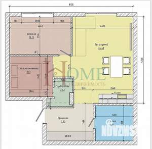 2-к квартира, на длительный срок, 60м2, 4/8 этаж