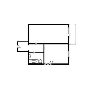 1-к квартира, на длительный срок, 40м2, 8/15 этаж