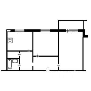 2-к квартира, на длительный срок, 56м2, 10/10 этаж
