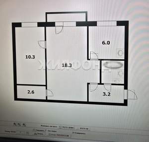 2-к квартира, на длительный срок, 44м2, 3/5 этаж