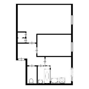 2-к квартира, на длительный срок, 40м2, 1/5 этаж