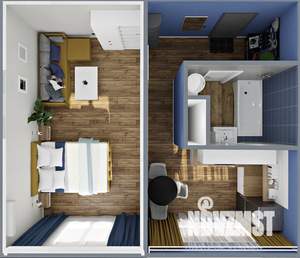 1-к квартира, посуточно, 39м2, 10/15 этаж