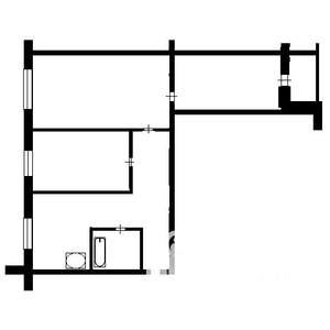 3-к квартира, на длительный срок, 57м2, 4/9 этаж