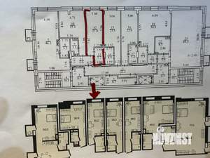 Студия квартира, на длительный срок, 27м2, 2/6 этаж