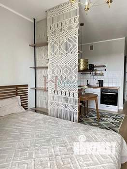 Студия квартира, на длительный срок, 28м2, 16/25 этаж