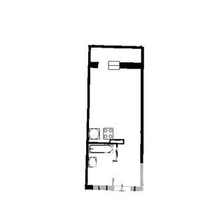 1-к квартира, на длительный срок, 20м2, 13/17 этаж