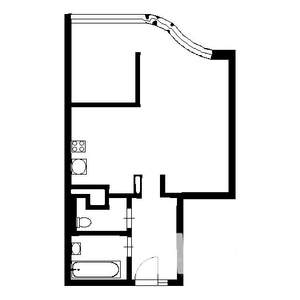 2-к квартира, на длительный срок, 45м2, 5/27 этаж