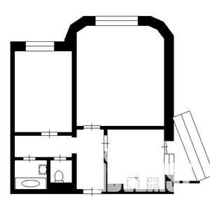 2-к квартира, на длительный срок, 54м2, 1/12 этаж