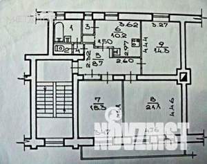 3-к квартира, вторичка, 79м2, 5/5 этаж