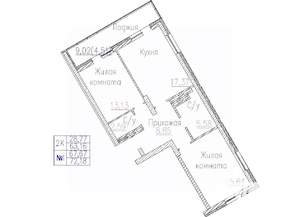2-к квартира, вторичка, 72м2, 7/24 этаж