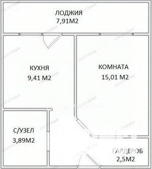 1-к квартира, вторичка, 35м2, 10/14 этаж