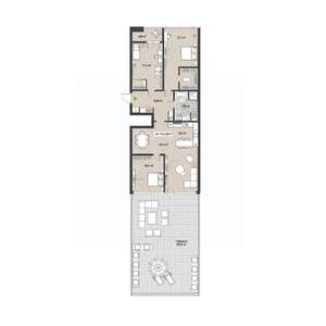 2-к квартира, вторичка, 139м2, 3/14 этаж