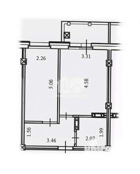 1-к квартира, вторичка, 37м2, 19/19 этаж
