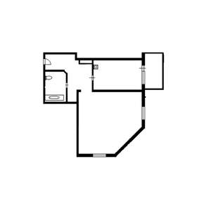 1-к квартира, вторичка, 46м2, 15/25 этаж