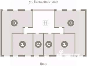 3-к квартира, вторичка, 85м2, 6/8 этаж