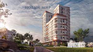1-к квартира, строящийся дом, 44м2, 24/24 этаж