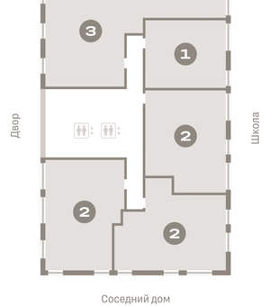 3-к квартира, вторичка, 106м2, 8/23 этаж