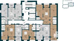 Студия квартира, вторичка, 94м2, 12/25 этаж