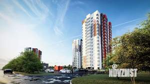 1-к квартира, строящийся дом, 30м2, 16/17 этаж