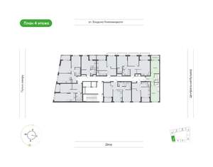 1-к квартира, вторичка, 42м2, 4/14 этаж