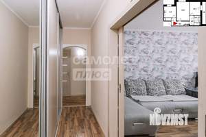 2-к квартира, вторичка, 54м2, 3/9 этаж