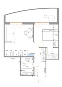 2-к квартира, вторичка, 45м2, 6/26 этаж