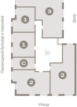 3-к квартира, вторичка, 90м2, 4/12 этаж