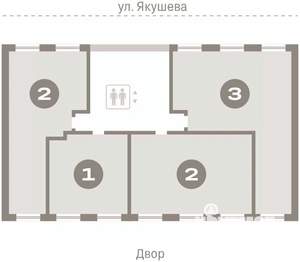 3-к квартира, вторичка, 84м2, 9/11 этаж