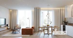 1-к квартира, сданный дом, 60м2, 22/23 этаж