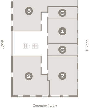 3-к квартира, вторичка, 106м2, 7/23 этаж