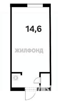 1-к квартира, вторичка, 22м2, 2/5 этаж