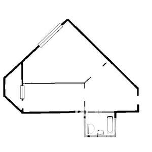 1-к квартира, вторичка, 42м2, 8/22 этаж