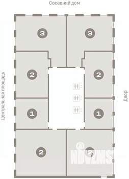 2-к квартира, вторичка, 104м2, 2/23 этаж