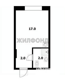 1-к квартира, вторичка, 21м2, 5/5 этаж