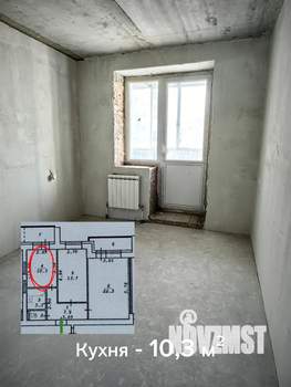 2-к квартира, вторичка, 58м2, 4/15 этаж