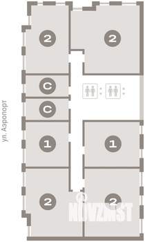 2-к квартира, вторичка, 87м2, 3/15 этаж