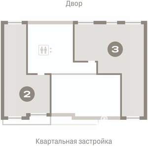 1-к квартира, вторичка, 66м2, 7/7 этаж