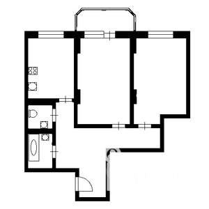 2-к квартира, вторичка, 62м2, 6/22 этаж