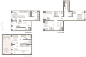 2-к квартира, вторичка, 166м2, 2/9 этаж