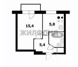 1-к квартира, вторичка, 29м2, 2/5 этаж