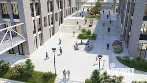 1-к квартира, строящийся дом, 45м2, 5/13 этаж