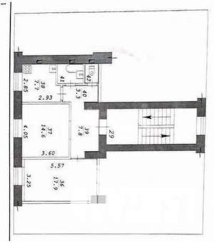 2-к квартира, вторичка, 56м2, 5/5 этаж