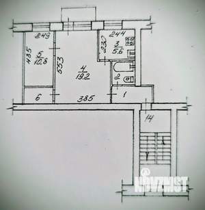 2-к квартира, вторичка, 44м2, 2/2 этаж