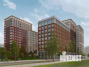 1-к квартира, строящийся дом, 30м2, 13/21 этаж