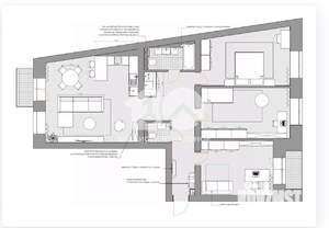 3-к квартира, вторичка, 117м2, 4/4 этаж