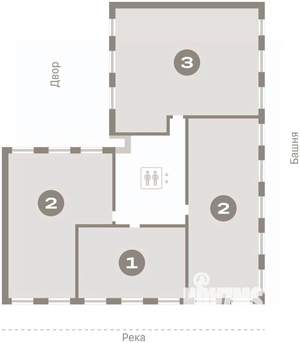 2-к квартира, вторичка, 106м2, 5/11 этаж