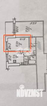 2-к квартира, вторичка, 43м2, 7/9 этаж