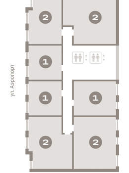 2-к квартира, вторичка, 79м2, 9/15 этаж